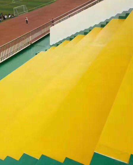 永德球场台阶翻新修补改造